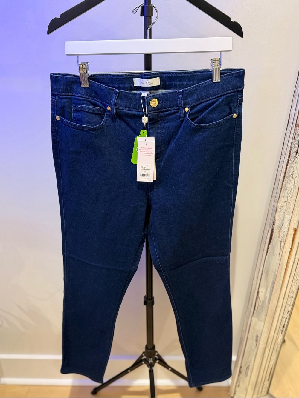 Lilly Pulitzer Navy Skinny Jeans